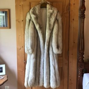 Saga Fox Real Fur Coat